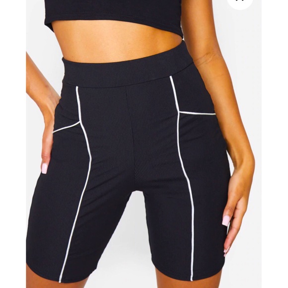 plt black cycling shorts